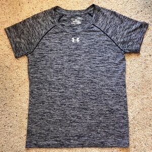 Under Armour Blue Heathered Performance Tee
